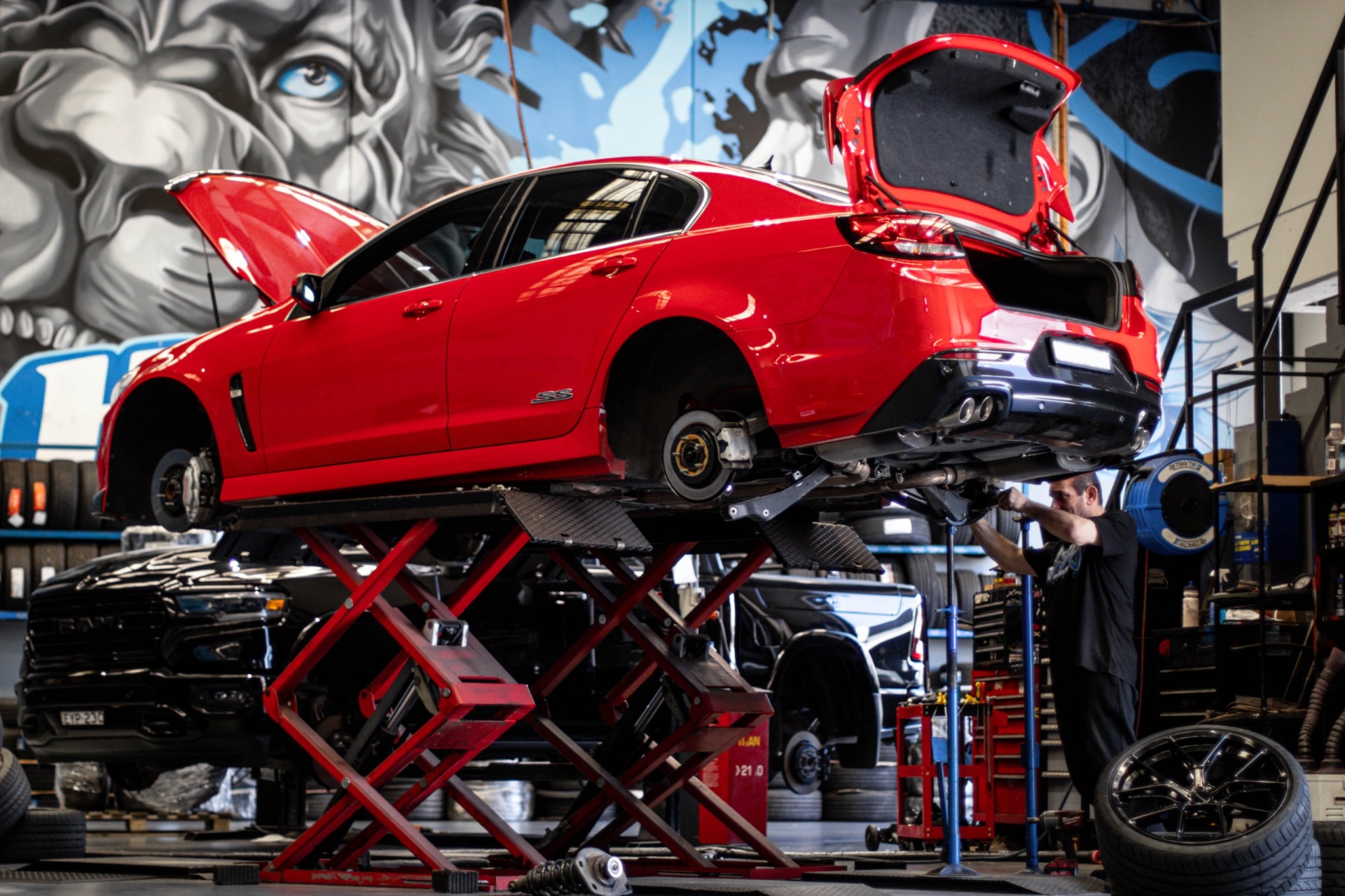 Professional mechanical repairs and servicing at Ozzy Tyres